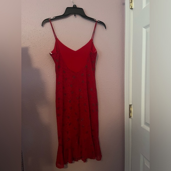 Vintage Forever 21 red glitter dress - Picture 3 of 8